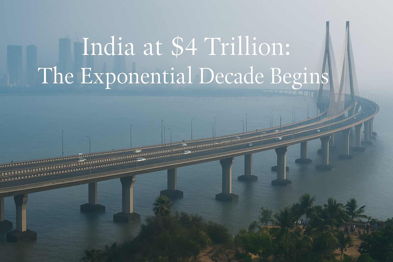 🇮🇳 India at $4 trillion: The exponential decade begins