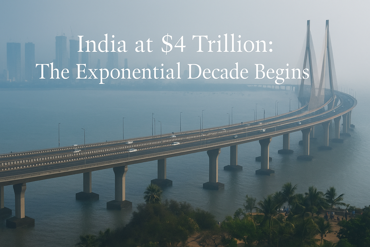 🇮🇳 India at $4 trillion: The exponential decade begins